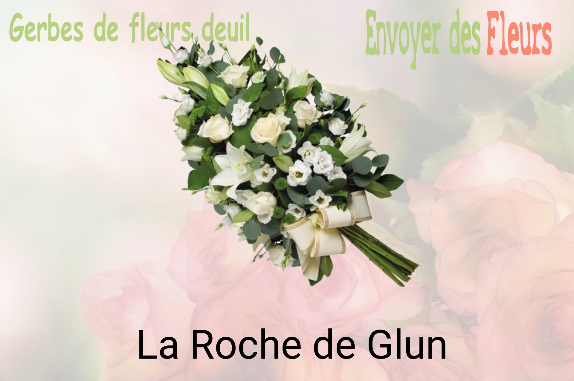 Gerbe de fleurs de deuil livrée à La Roche-de-Glun